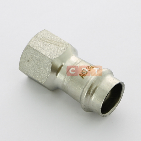 Муфта с ВР пресс нержавеющая  18 х 1/2"  UniFitt